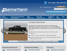 Tablet Screenshot of permatherm.net